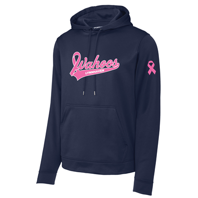 Wahoos Adult Breast Cancer Awareness Hoodie