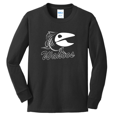 Youth Skelly Fish Long Sleeve Tshirt
