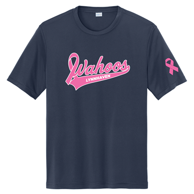 Wahoos Adult Breast Cancer Awareness Tshirt